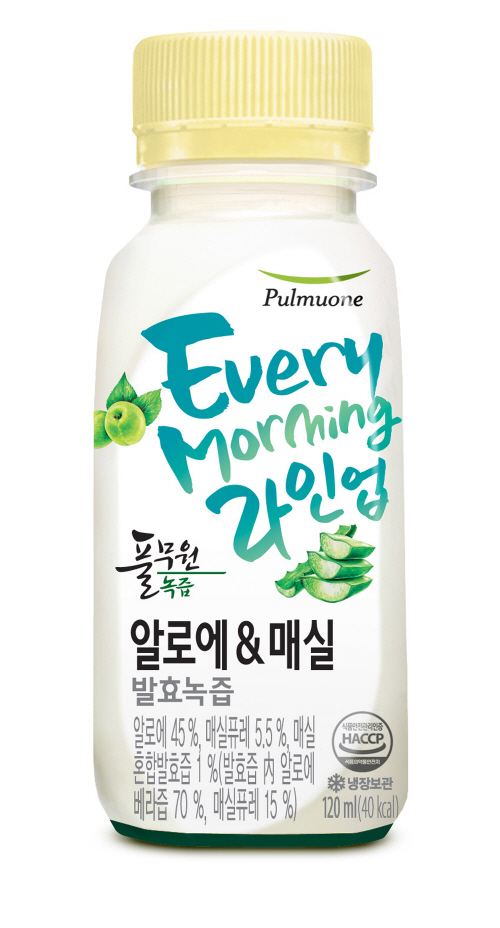 풀무원녹즙, 맛·건강 모두 잡은 ‘알로에&매실 발효녹즙’ 출시 - 아시아투데이 풀무원녹즙, 맛·건강 모두 잡은 ‘알로에&매실 발효녹즙’ 출시