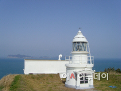 맹골수도내 죽도등대 전경