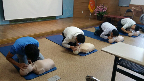 송탄소방서, 심폐소생술 경진대회 실시