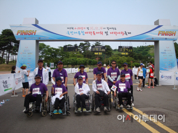 휄체어 마라톤대회