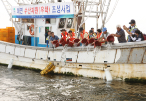 평택시, 우럭치어 43만 마리 평택연안 방류