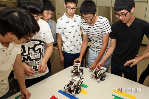 20140730_NXC, 제주대학교와 로봇제어실습 여름과학캠프 진행
