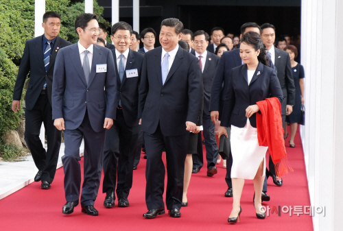 시진핑 중국 국가주석 삼성 방문 1 (1)