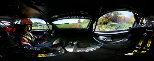 i20 WRC 가상현실 체험 파노라마 화면