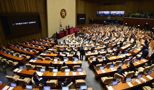 [포토] 이완구 국무총리 후보자 임명동의안 가결