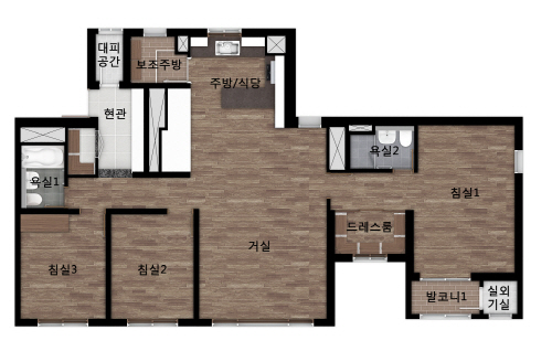 (주)신영_기흥역 지웰 푸르지오_84C 타입_확장형