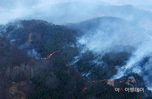 산불