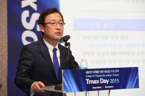 티맥스데이2015 기자간담회_티맥스소프트 장인수 사장