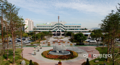 아산시 청사 전경
