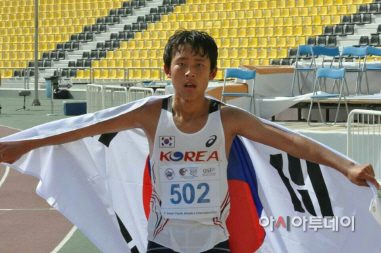 송윤화 경보 대회 동메달