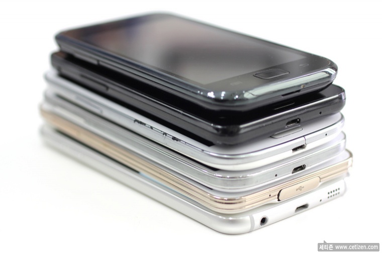  갤럭시 S부터 S6 까지