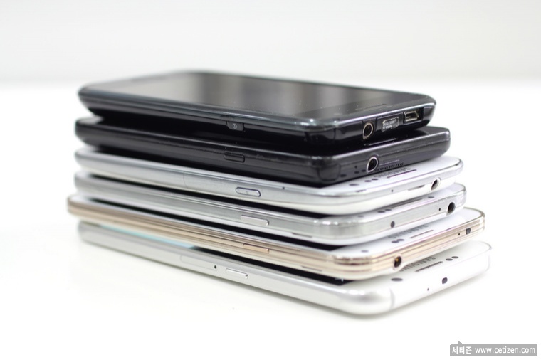  갤럭시 S부터 S6 까지