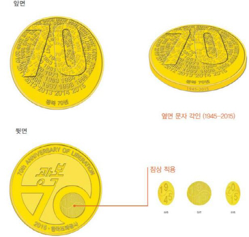 광복70주년금메달