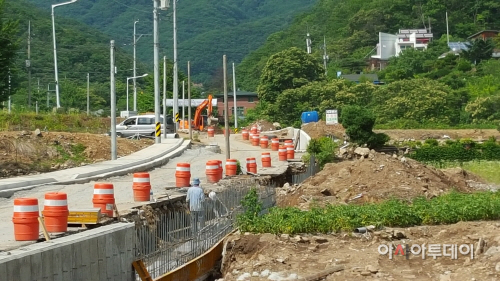 _호명리 도시계획도로개설공사