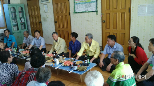 오영호군수무더위 쉼터 점검
