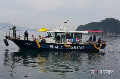 낚시어선 해상점검 모습1