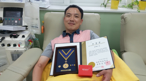 안성시, 남재우 주무관 대한적십자사 명예의 전당 입성
