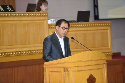 양주시의회 이희창 의원이 제262회 임시회에서 5분 발언을 통해