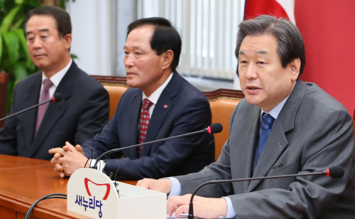 김무성, 육사 총동창회 접견