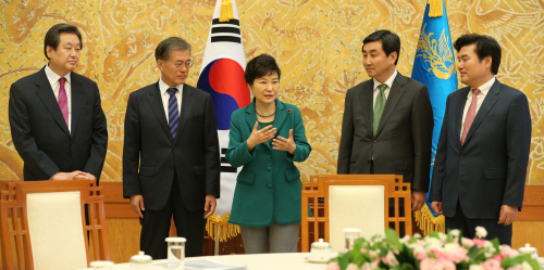 박 대통령·여야 지도부 '5자 회동'