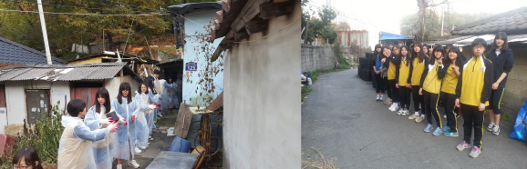 의정부 신곡중학교 신문부, 1학년 6반 등 1학년부터 3학년 학생