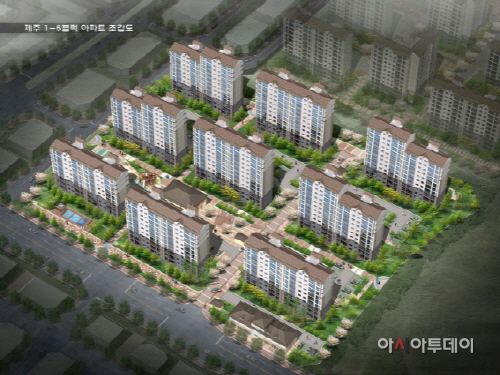 부영주택 제주 1-5블럭 조감도