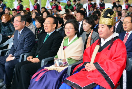 남도음식문화축제(이개호 국회의원, 김관용지사, )