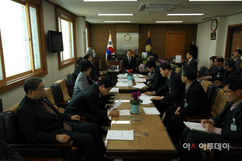 청도군 의회 정례간담회