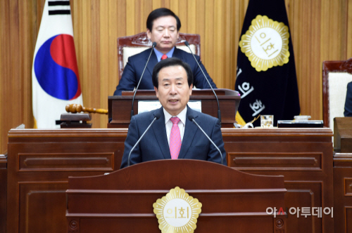 제324회시의회임시회제1차본회의시정연설