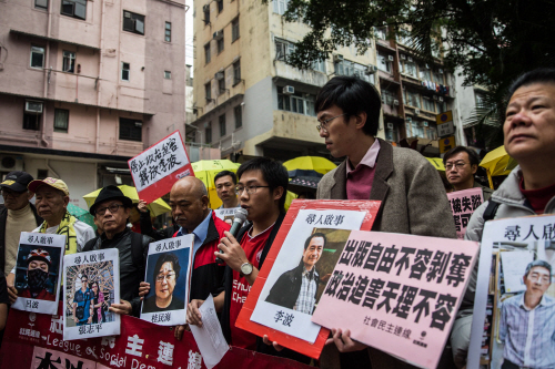 HONG KONG-CHINA-POLITICS-CENSORSHIP <YONHAP NO-1320> (AFP)