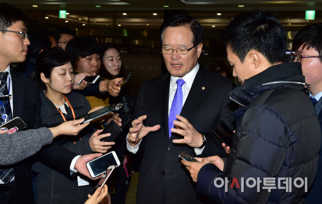 [포토] 정의화 의장 '선거구획정 여야 중재 추진하겠다'