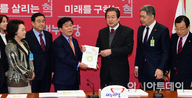 새누리당, 20대 총선 중소기업 정책공약건의 전달식