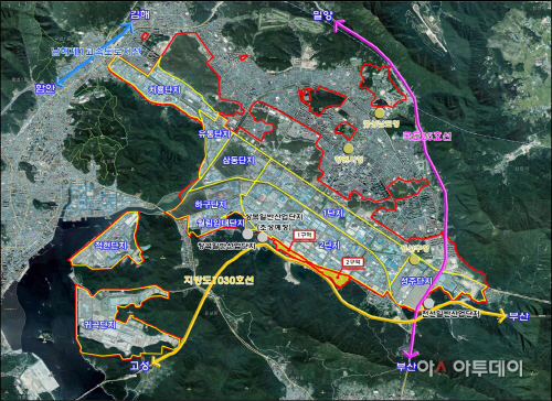 창원국가산단 확장사업 위치도