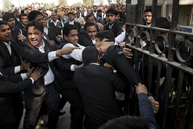 APTOPIX India Student Protests