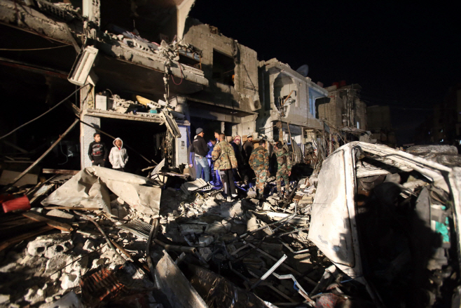 SYRIA-CONFLICT-BLAST <YONHAP NO-0244> (AFP)