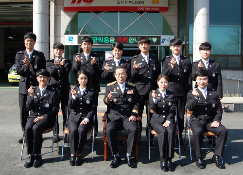 안성소방서, 새내기들의 힘찬 날개짓