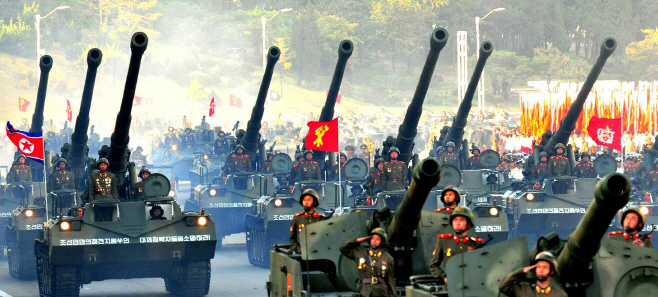 북한 노동신문, 무장능력 과시 사진 실어