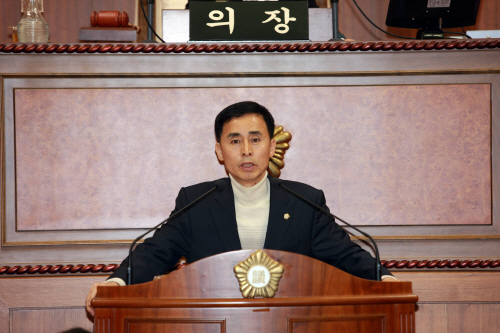 의정부시의회 구구회 의원(새누리당)이 24일 열린 제251회 의정