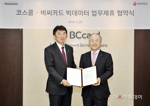 코스콤_BC카드_빅데이터_MOU체결_사진