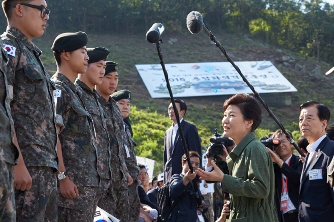 전역 장병 격려