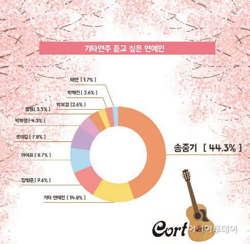 (설문결과)콜텍 기타연주 듣고 싶은 연예인