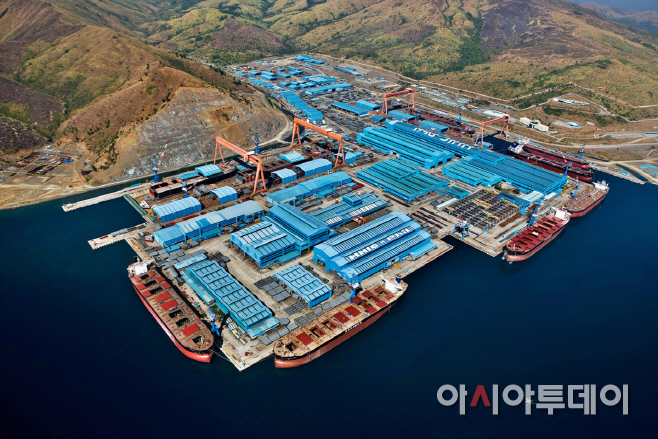수빅조선소 전경