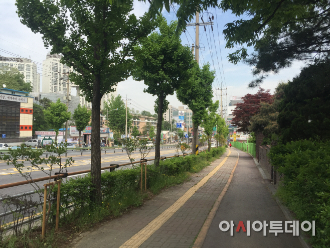 구리시관문 띠녹지
