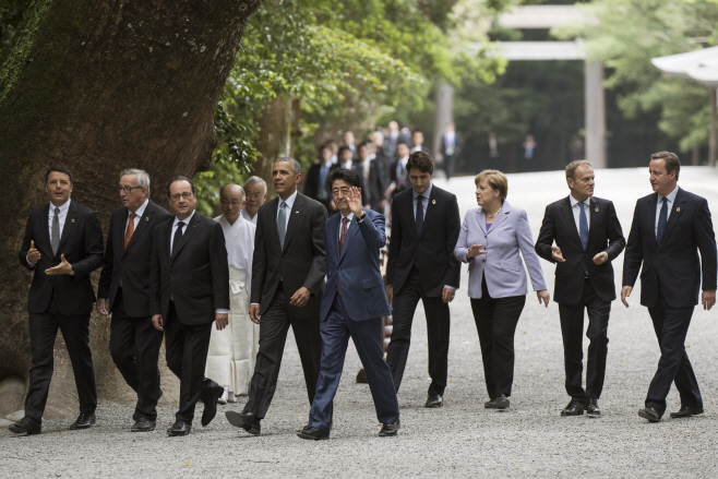Japan G7 Summit <YONHAP NO-2465> (AP)