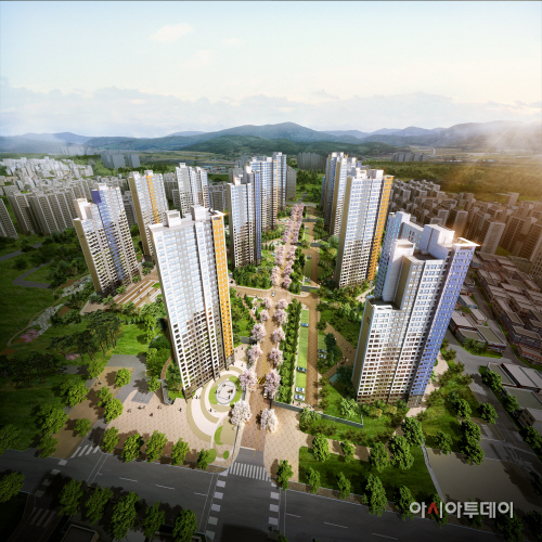 춘천 후평 우미린 뉴시티 조감도
