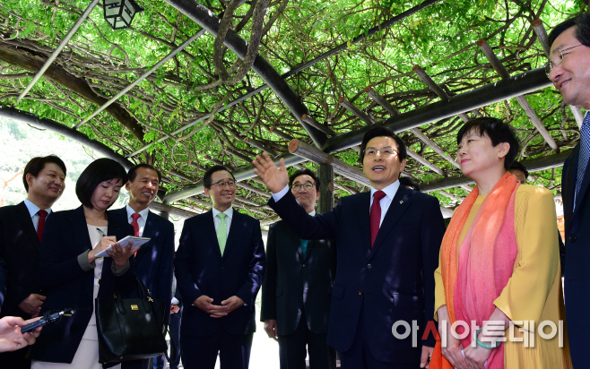 황교안 총리, 한중 지사·성장회의 대표단 오찬