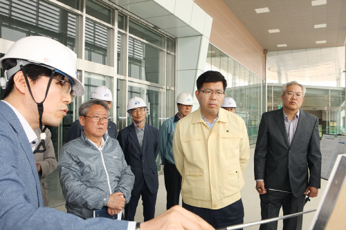 공재광 평택시장, 대형건설공사장 현장점검