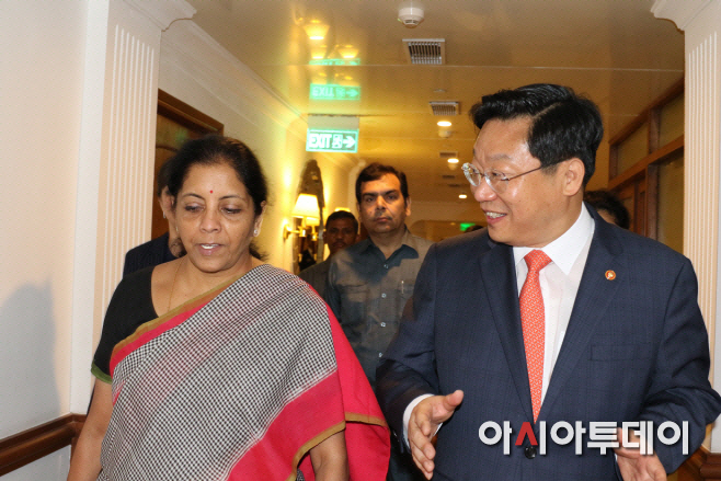 주형환 산자부 인도 상공부 장관