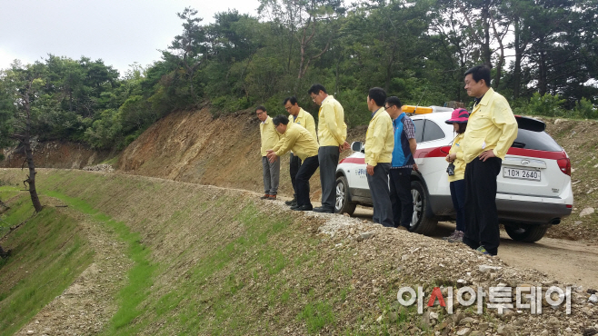 의령풍력발전단지 현장 점검1