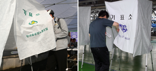 현대중·현대차 노조 동시 파업 투표
